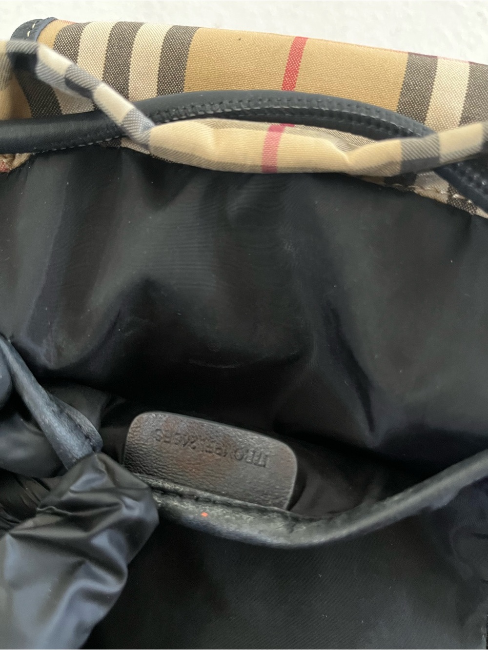 Burberry check small backpack - Picture 3 of 14